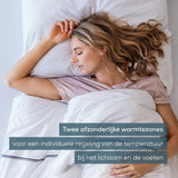Beurer UB 90 witte onderdeken met aparte warmtezones voor lichaam en voeten