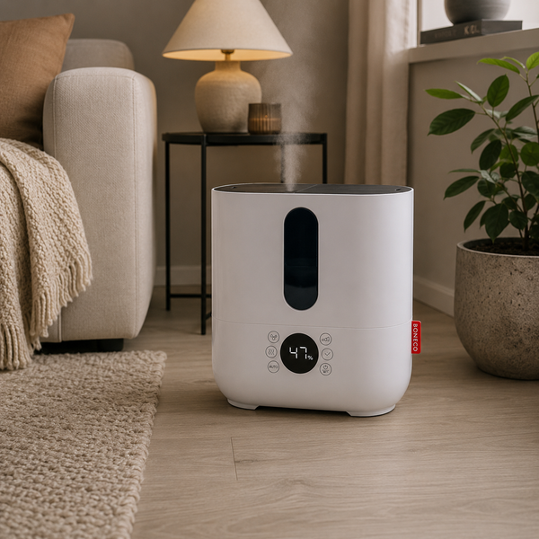 Boneco U350 ultrasone luchtbevochtiger wit met nevel en display