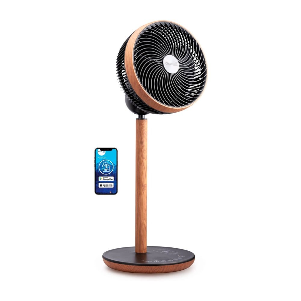 Clean Air Optima ventilator met smartphone app voor WiFi verbinding
