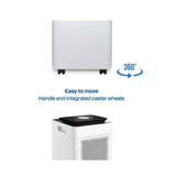 Mobiele Clean Air Optima ontvochtiger met 360° wielen en handgreep
