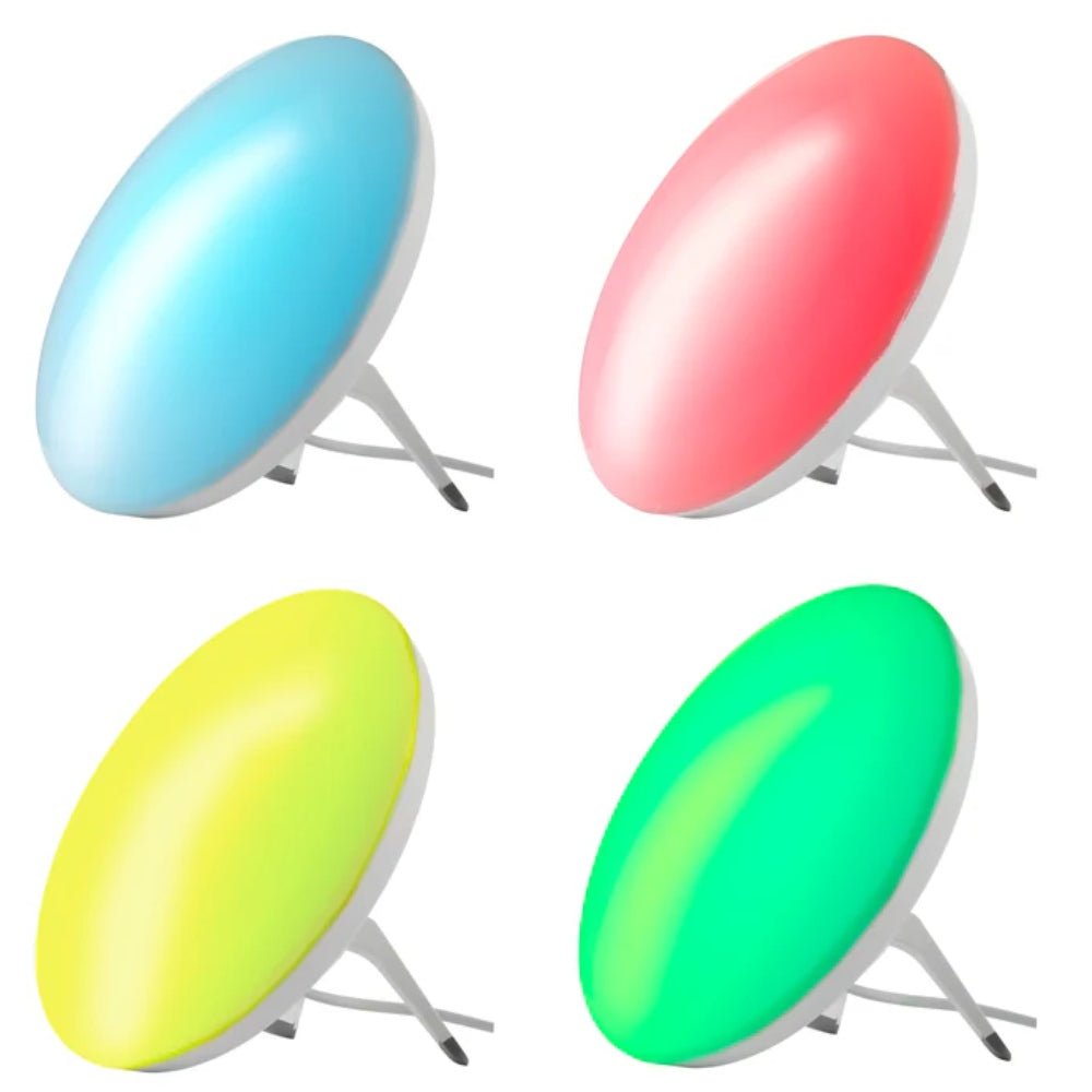 Fysic FW450 daglichtlamp met sfeerverlichting in blauw, roze, geel en groen