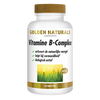 Golden Naturals Vitamine B-complex fles met etiket, 60 veganistische tabletten