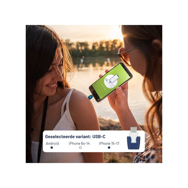 Geselecteerde variant Heat-it USB-C connector voor Android en iPhone