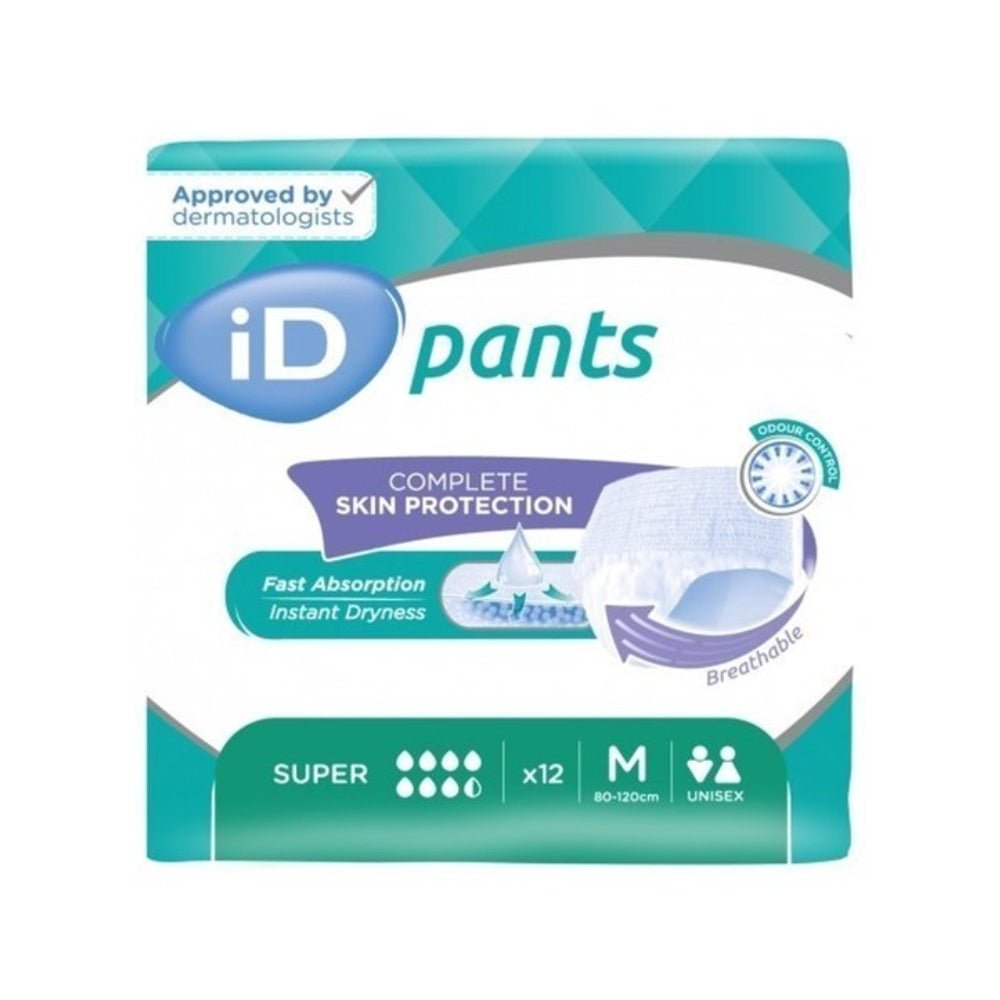 iD Pants Super incontinentiebroekjes M verpakking 12 stuks