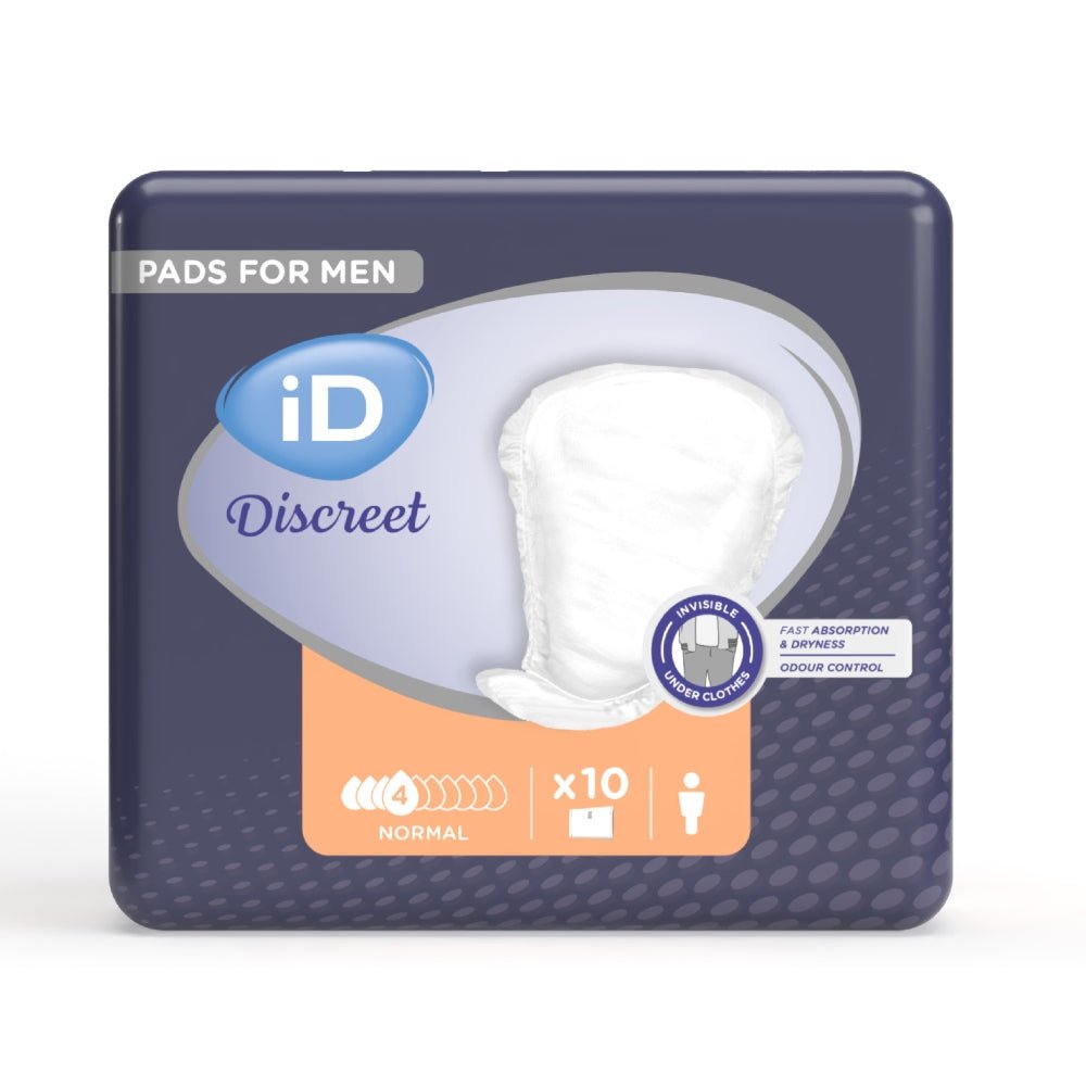 iD Discreet incontinentie pads voor mannen normaal absorptie verpakking