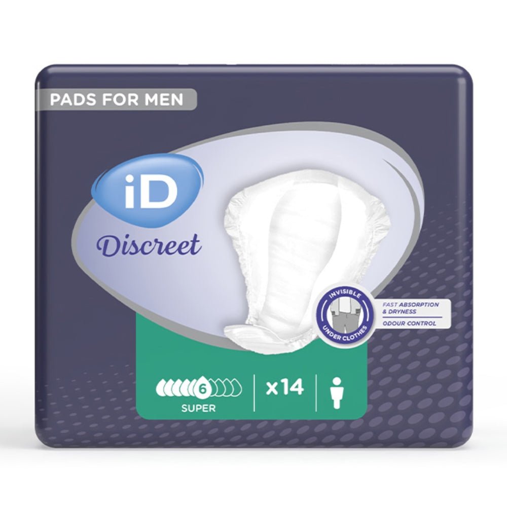 iD Discreet incontinentie pads voor mannen super absorptie verpakking