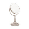 Impulsion ronde make-upspiegel zilver met LED-verlichting en draaibare arm
