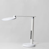 Zijprofiel witte Innolux Oslo lamp met horizontale flexibele arm