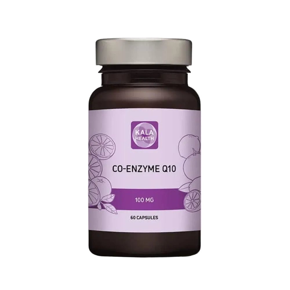 Kala Health Co-enzym Q10 fles met 60 capsules en 100 mg dosering