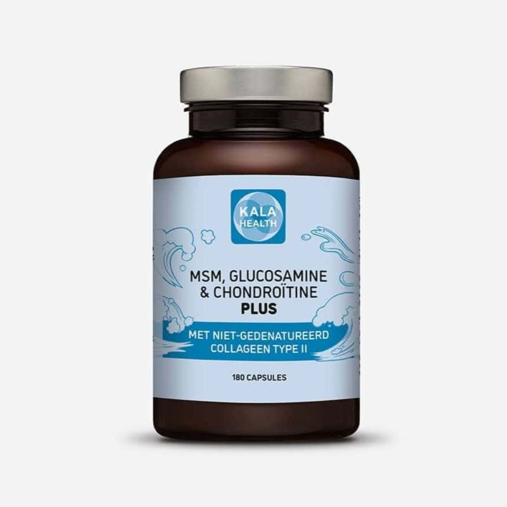 Kala Health MSM Glucosamine Chondroïtine Plus capsules fles met niet-gedenatureerd collageen type II