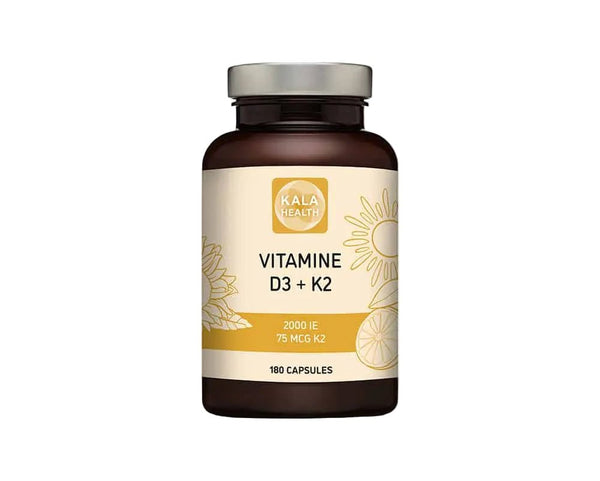 Kala Health Vitamine D3 + K2 180 capsules pot