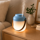 Lanaform Summer Night draagbare aroma diffuser en sfeerlamp met handgreep, lichtblauw