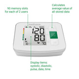 Medisana BU 512 bovenarm bloeddrukmeter met groot LCD-scherm en kleurenbalk