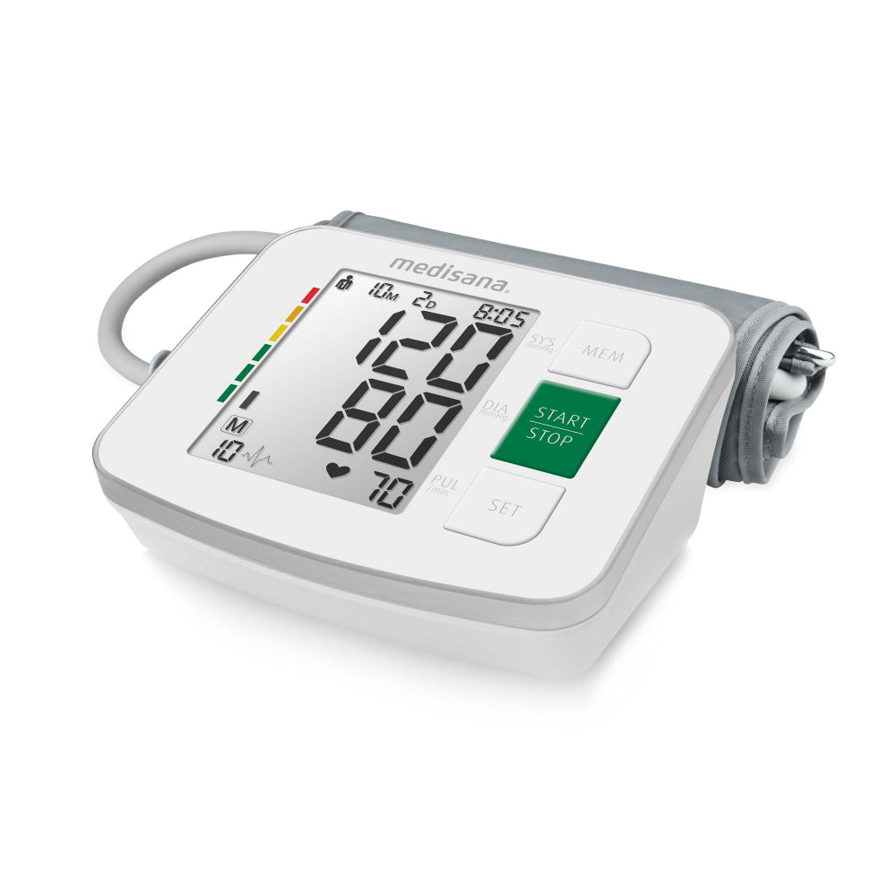 Medisana BU 512 bovenarm bloeddrukmeter met grijze flexibele manchet
