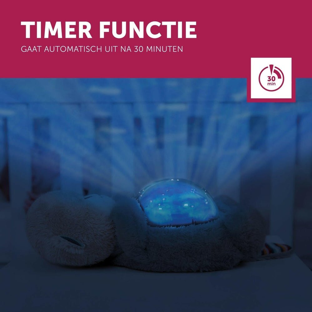 Otto de Zeeotter projector met timer functie gaat na 30 minuten automatisch uit