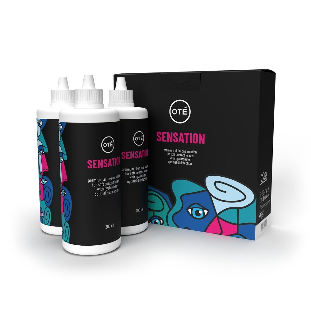 Oté Sensation all-in-one lenzenvloeistof 3 x 300 ml voor zachte lenzen