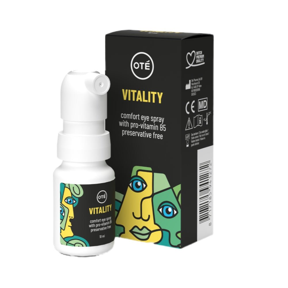 OTÉ Vitality oogdruppels spray 10 ml met provitamine B5 en conserveermiddelvrije formule