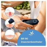 Beurer BR90 insectenbeetheler werkt met warmte tegen jeuk en zwelling