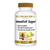 Golden Naturals Immuniteit Support 90 vega capsules in witte fles met gouden dop voor weerstand en immuunsysteem