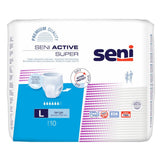 Seni Active Super incontinentiebroekjes maat L, verpakking van 10 stuks met anatomische pasvorm