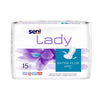 Seni Lady Extra Plus incontinentieverband verpakking 15 stuks met vijf druppels absorptie en EDS technologie