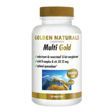 Golden Naturals Multi Gold multivitamine fles met 90 tabletten en Aarde afbeelding