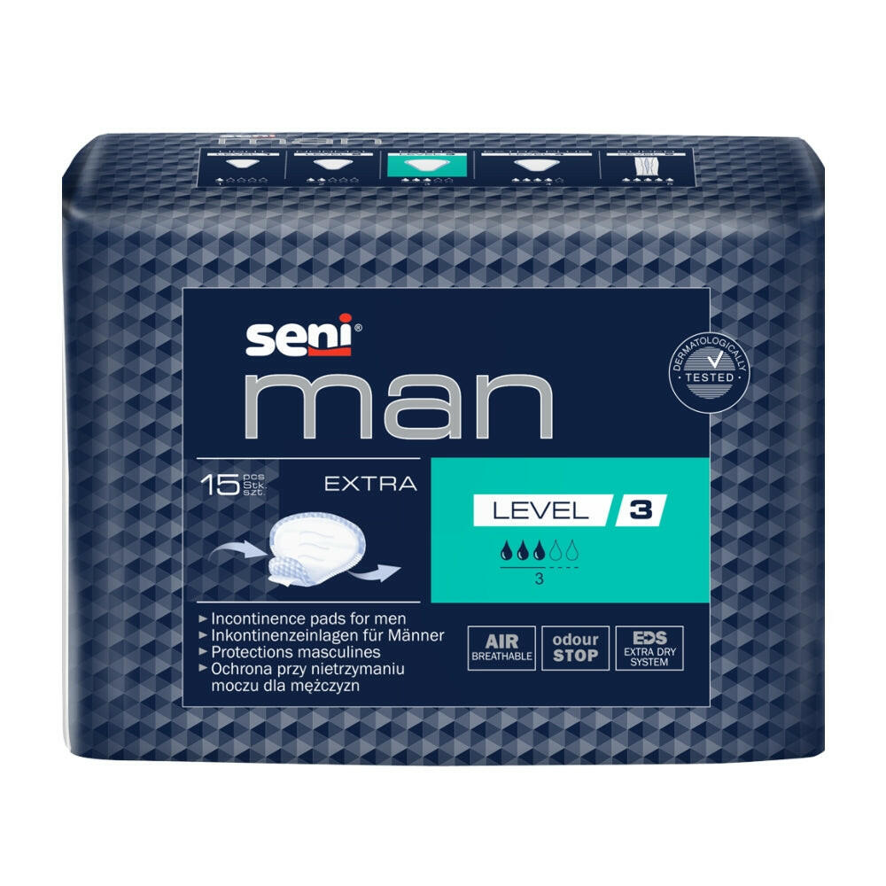 Seni Man incontinentieverband EXTRA verpakking 15 stuks niveau 3