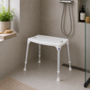 SecuCare Quattro verstelbare douchestoel met antislip zitting en drainage