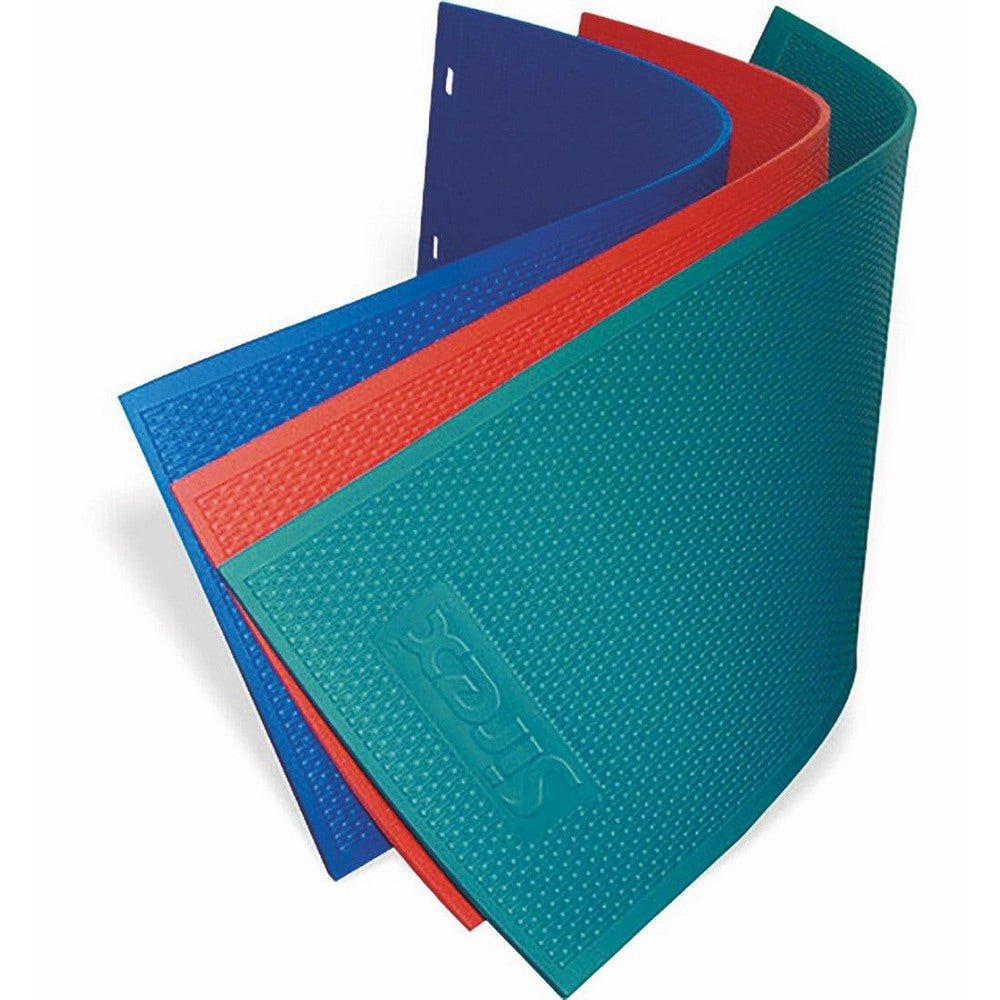 Sirex Star Physiofit Plus oefenmat in turkoois met antislip textuur en reliëf logo