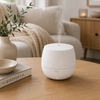 Stadler Form Mia aroma diffuser wit met blauw LED-lampje en stoompluim