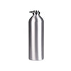 Tryco aluminium bedkruik zilver gesloten dop