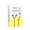 Verpakking Waka Waka 240W multiplug USB-kabel met LED en 1.8m lengte