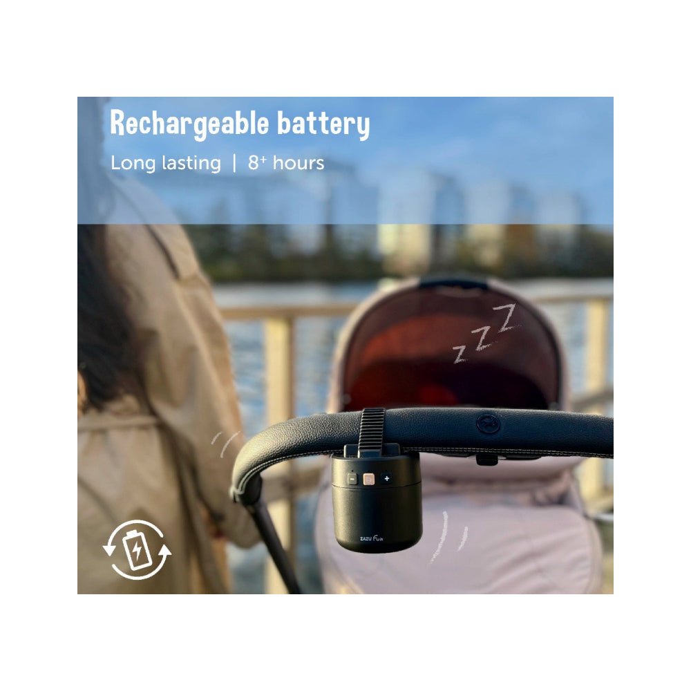 Oplaadbare Zazu Roxy wiegstandaard met batterijindicator en lange levensduur