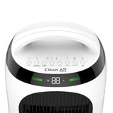 Close-up digitale display en bedieningsknoppen van Clean Air Optima smart aircooler