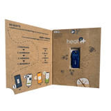 Open verpakking Heat-it insectenbeetheler met instructies en blauw apparaat zichtbaar