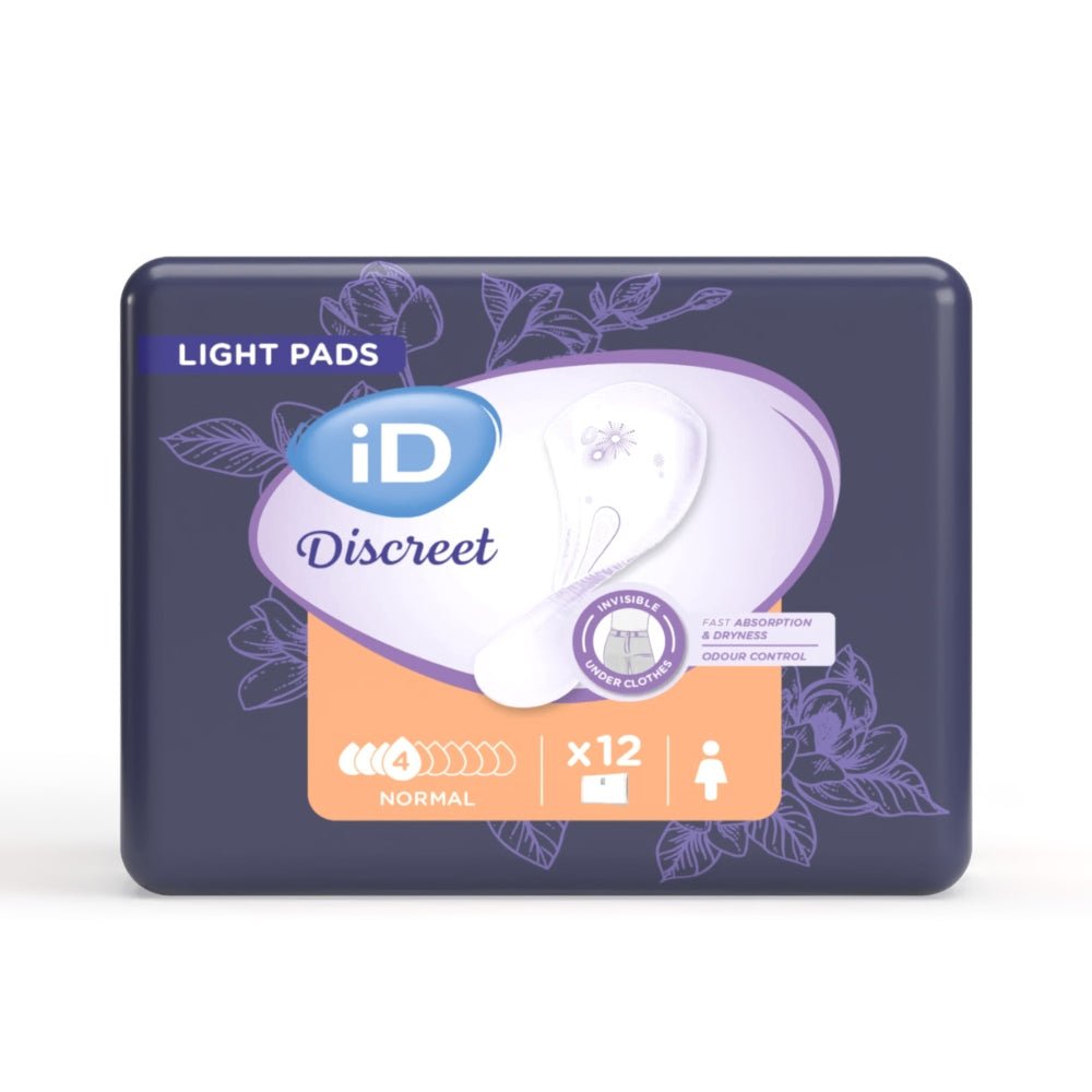 iD Discreet Light pads Normal incontinentieverband vrouwen verpakking