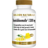 Golden Naturals Teunisbloemolie 1300 mg softgel capsules met biotine en vitamine E, 120 stuks