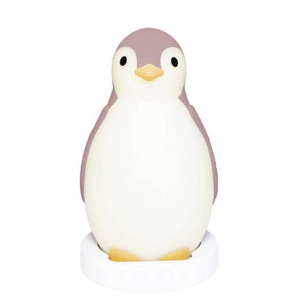 Wit paarse Zazu pinguïn slaaptrainer mat plastic detail