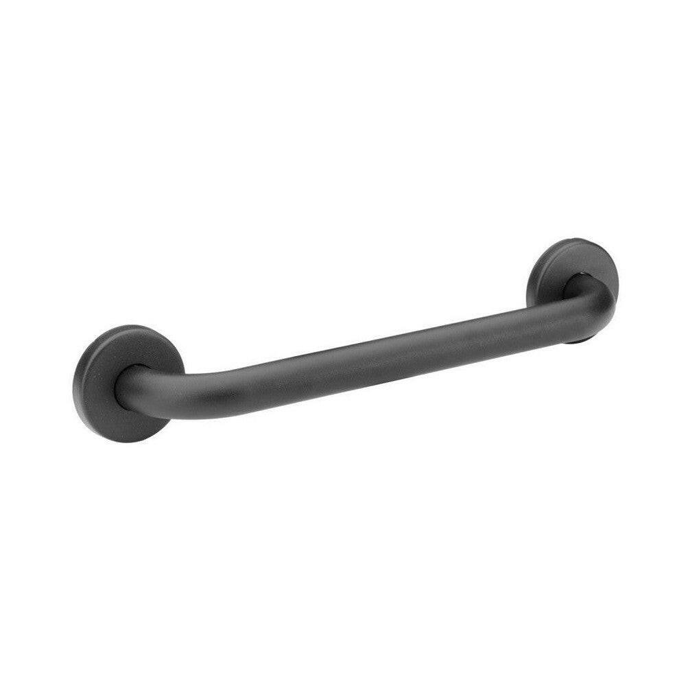 SecuCare wandbeugel 25mm mat zwart gebogen voor badkamer