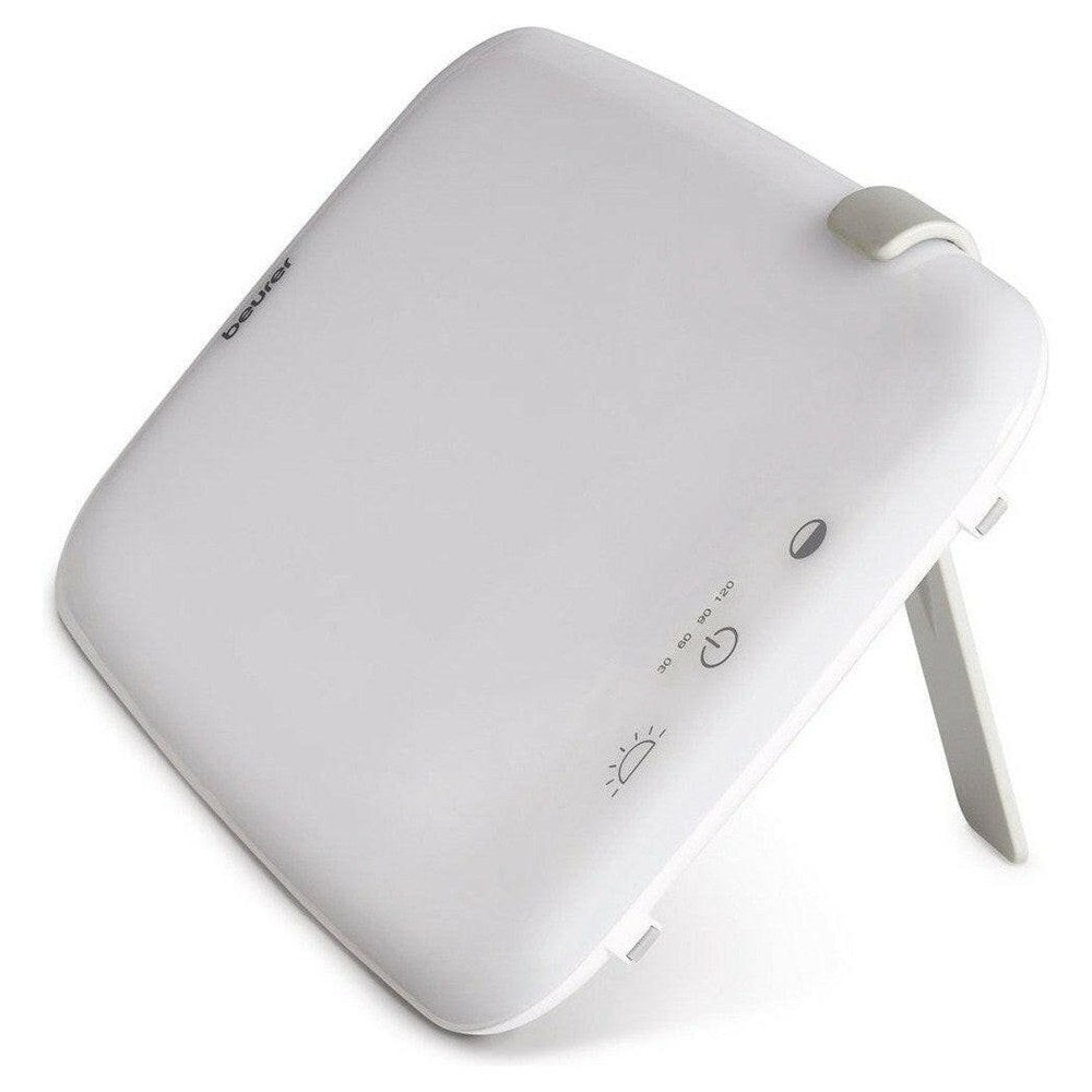 Beurer TL 35 lichttherapielamp bovenkant dimmer en timer iconen
