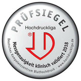 Sanitas SBM 18 klinisch gevalideerd certificaat van de Hochdruckliga