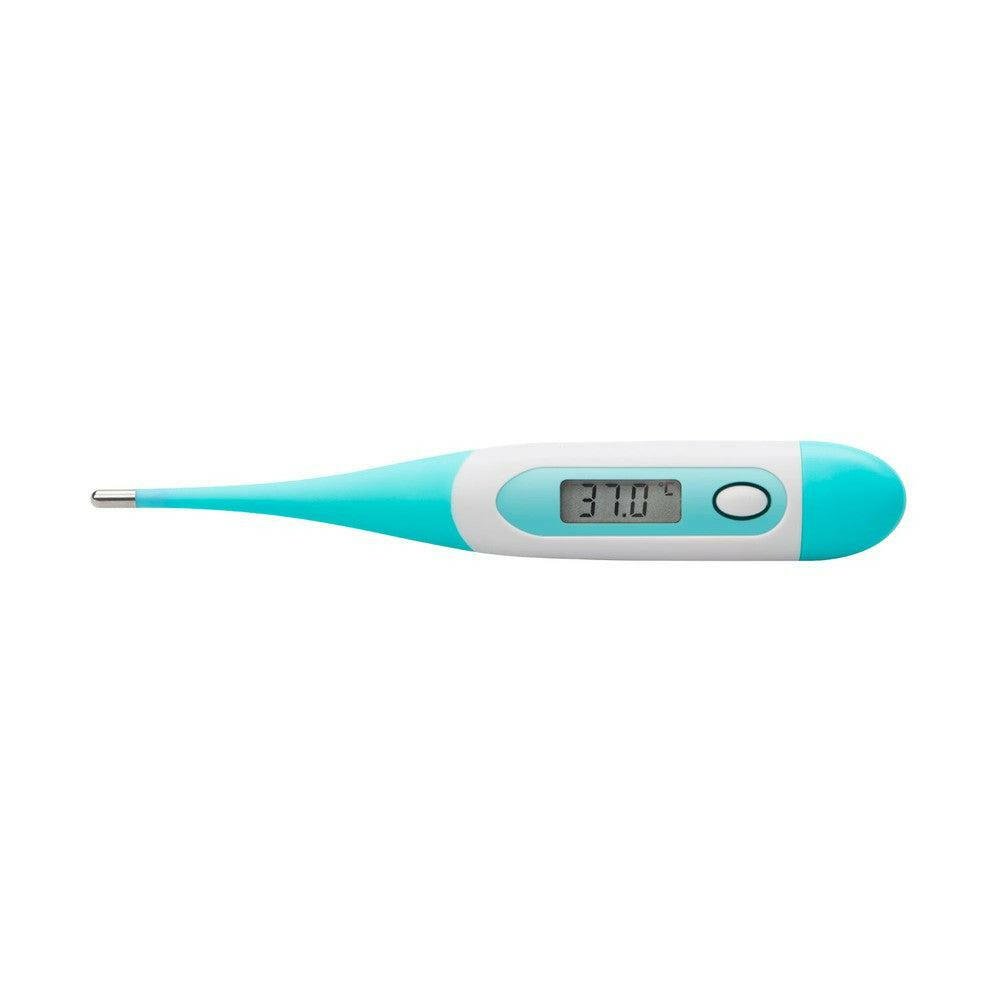 Lanaform DT-100 digitale thermometer profiel turkoois wit scherm