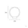Innolux Epic design daglichtlamp afmeting- INN732000-Shopvoorgezondheid