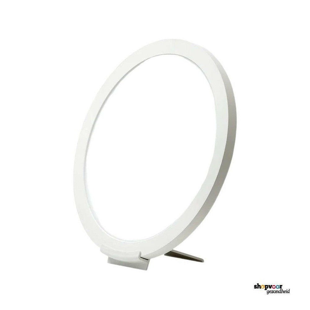 Innolux Rondo Air witte ronde tafellamp vooraanzicht helder verlichtingsvlak