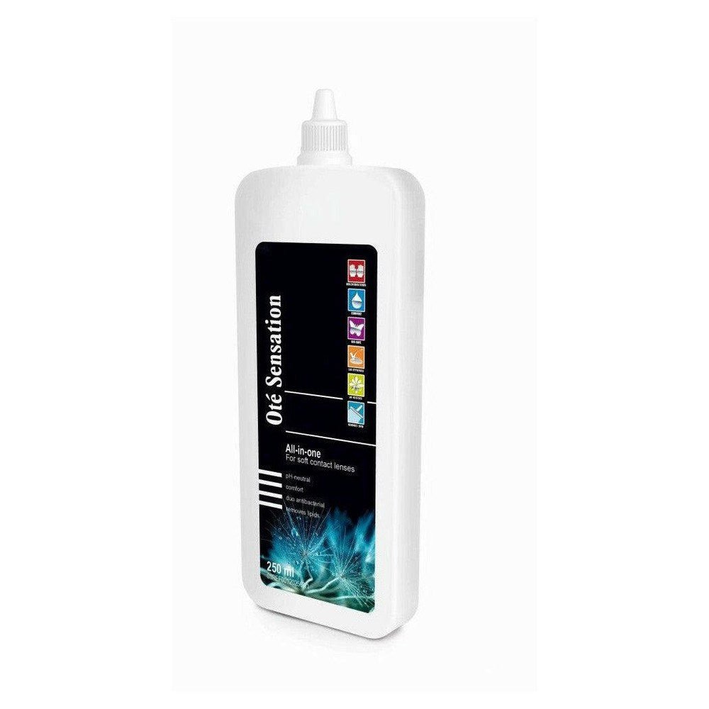 Oté Sensation All-in-one fles van 250 ml voor zachte contactlenzen met desinfecterende werking