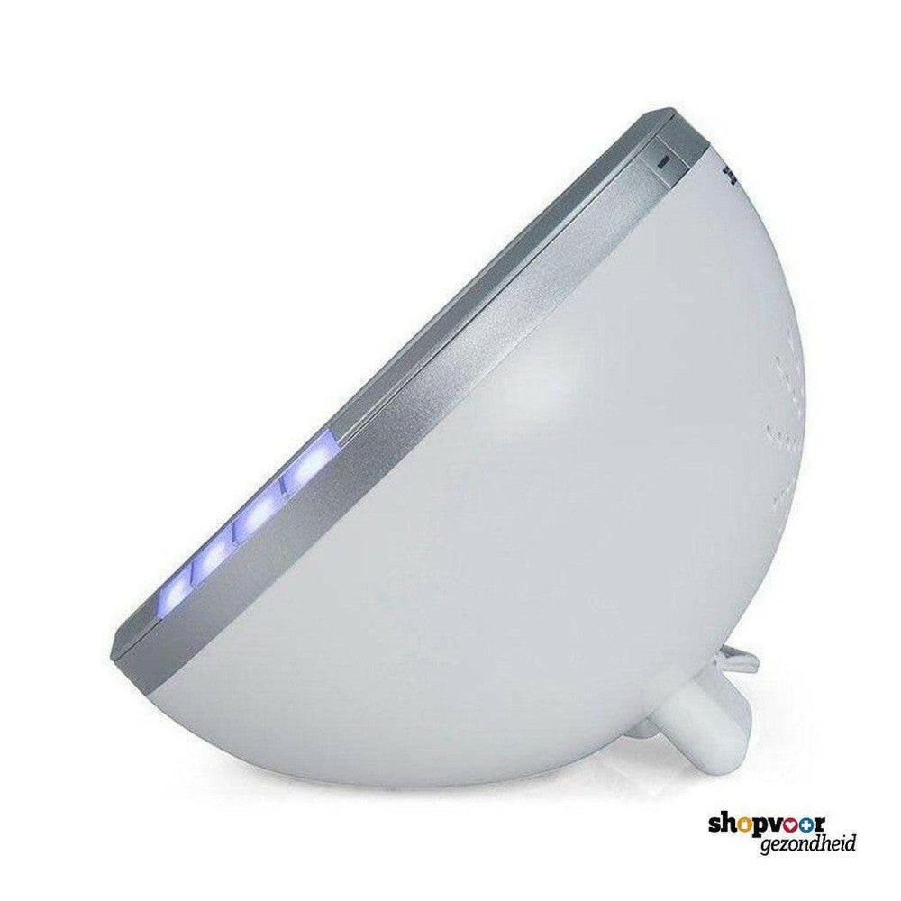 Zijprofiel Fysic FW-400 daglichtlamp met voetsteun en ventilatiegaten