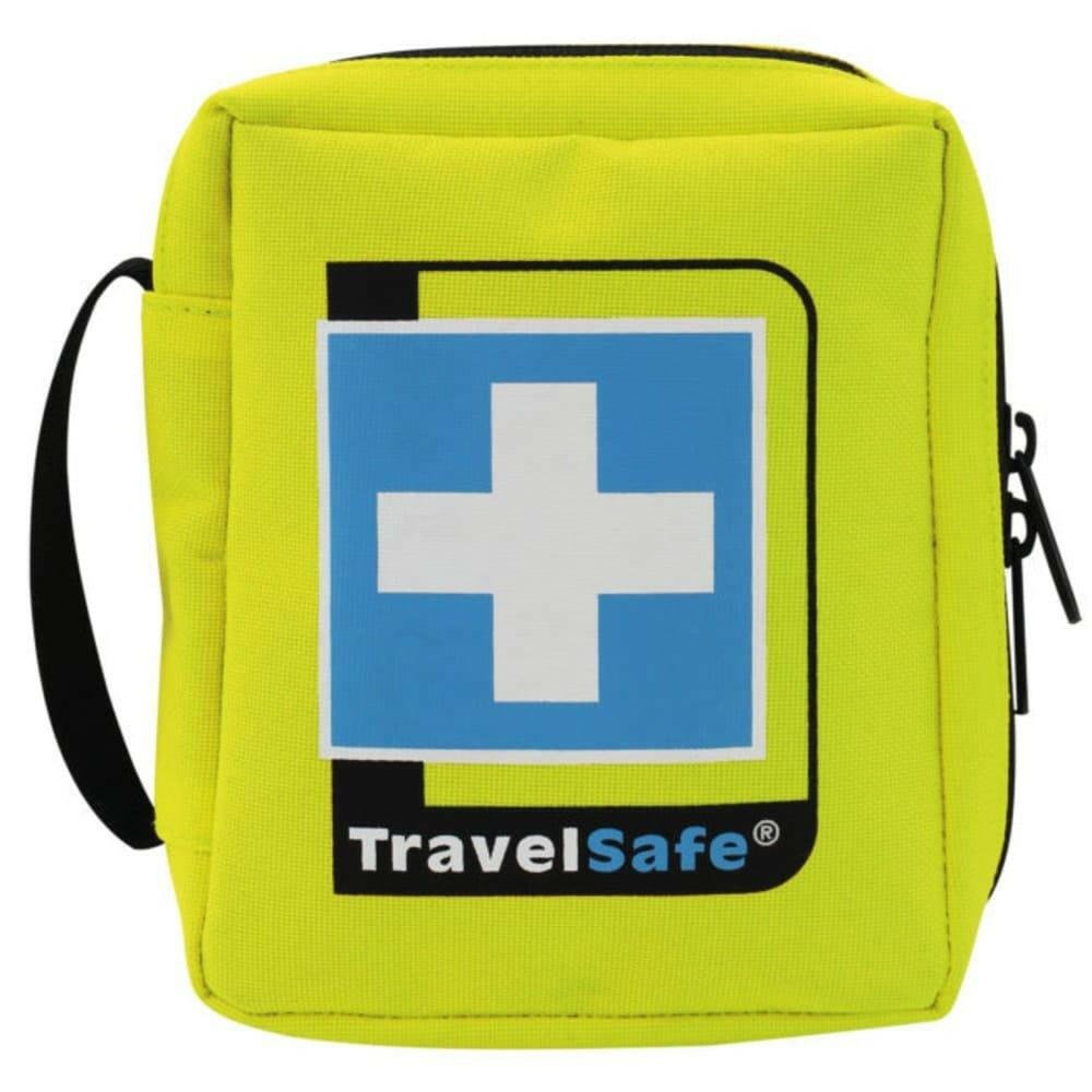 Gele TravelSafe Globe Sterile Plus EHBO-koffer met rits en schouderband