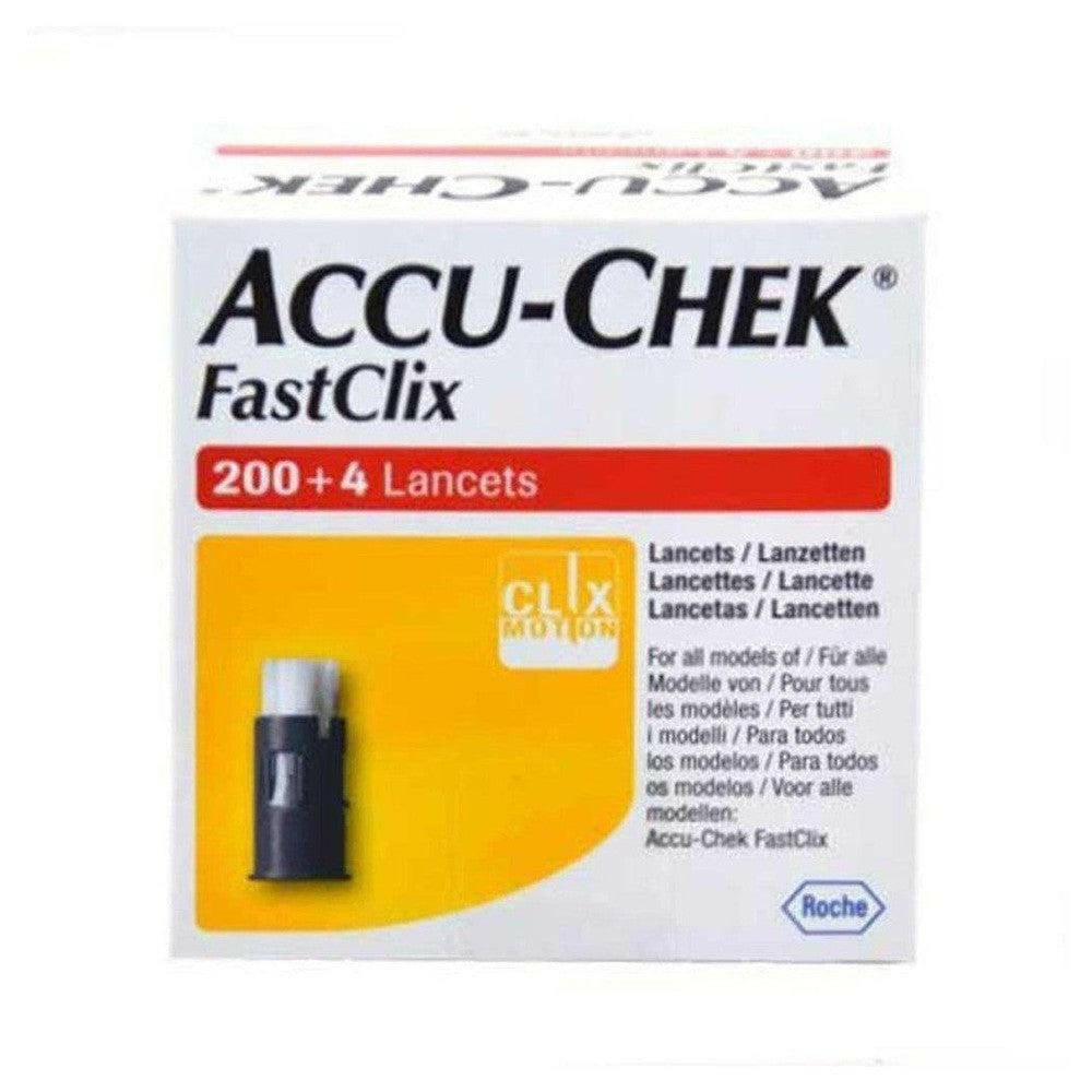 Accu-Chek FastClix lancetten verpakking 200+4 stuks 30G voor diabetes glucosemeting