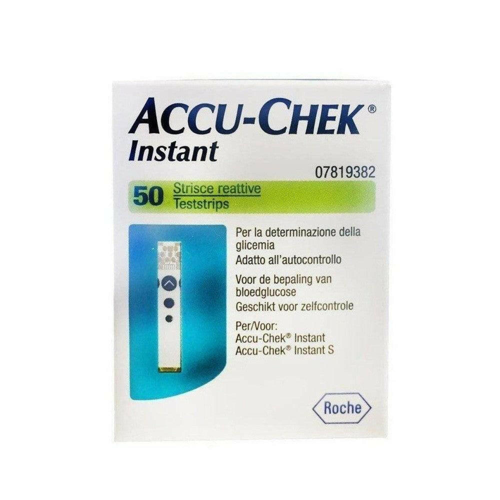 Accu-Chek Instant glucose teststrips verpakking 50 stuks voor diabetes zelfcontrole