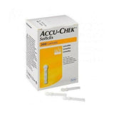 Accu-Chek Softclix lancetten verpakking 200 stuks met losse naaldjes